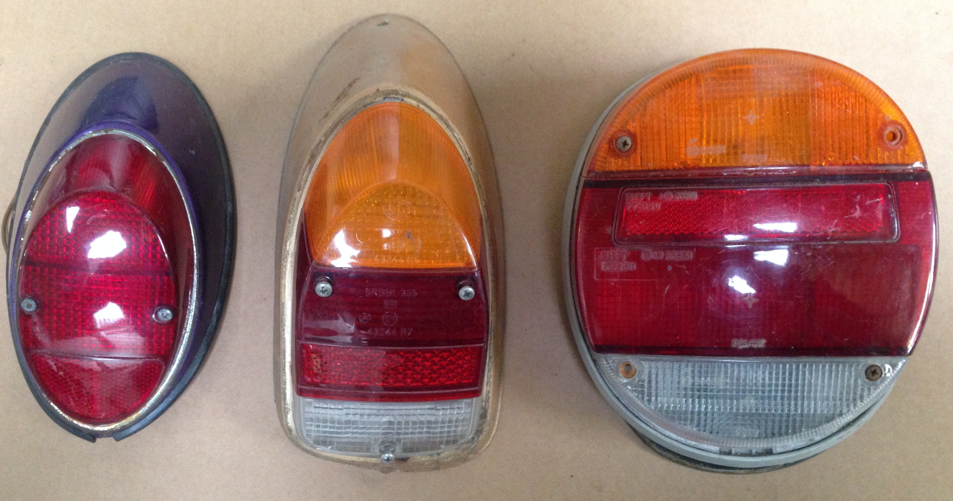 Vw Beetle Taillights Lenses To Complete Units South West Vws