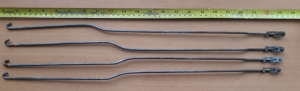Cab Door Remote Rod with Spring Clip