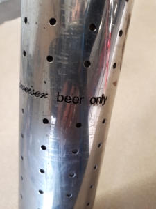 Custom Made Budweiser Rear Silencer